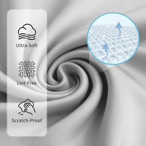 Eye Glass Clean Cloths 6*7in 6 Pcs, Individually Wrapped, High-Density - Image 3