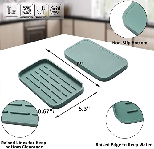 MicoYang Silicone Kitchen Sink Organizer Tray - Image 2