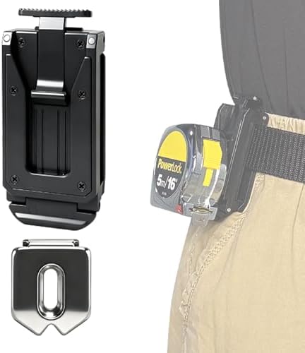 Tape Measure Holder, Quick Draw Tape Measure Holster, Tape Measure Belt Clip by MAGGHEVIUS