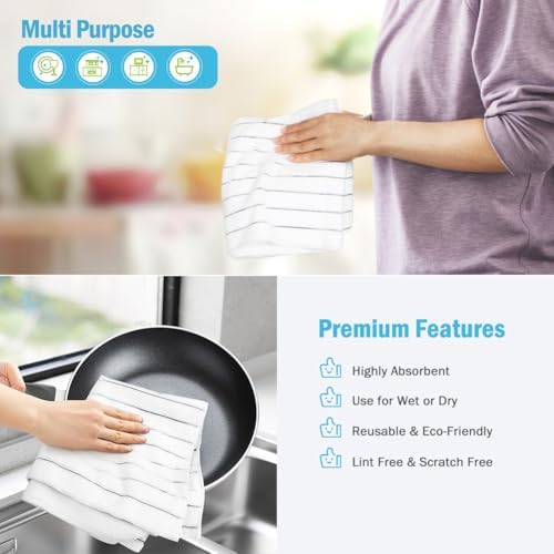 AIDEA Kitchen Towels-8PK, Dish Towels - Image 6