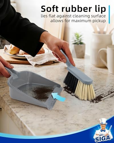 MR.SIGA Dustpan and Brush Set - Image 4