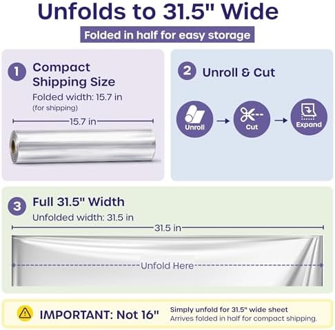volila Clear Cellophane Wrap Roll - Image 2
