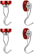 Ant Mag Swivel Magnetic Hooks 80lbs Red 4 Pack by AntMag