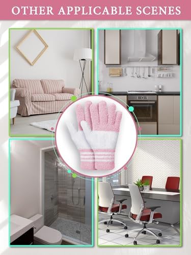 Patelai 3 Pairs Microfiber Dusting Gloves - Image 7