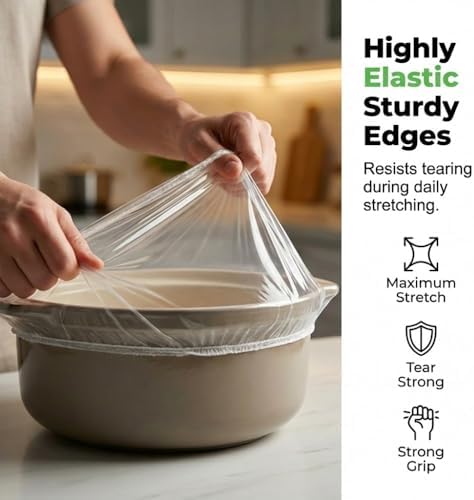 200pcs Disposable Stretch Food Covers - Image 4