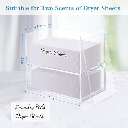 JYPS 1+1 Acrylic Dryer Sheet Holder - Image 2