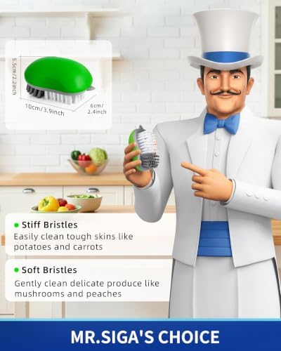 MR.SIGA Fruit and Vegetable Cleaning Brush - Image 2