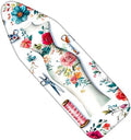 Nuxovilar Floral Dress Cotton Ironing Board Cover 15x54 Fabric by Nuxovilar