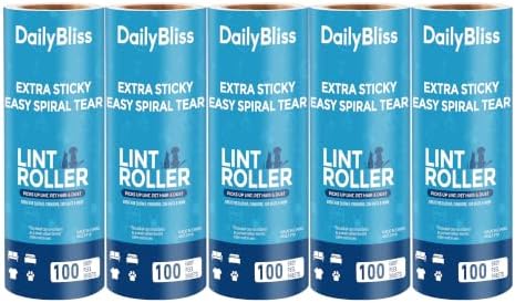 Extra Sticky Large Surface Lint Roller Refills, 500 Sheets by Unknown