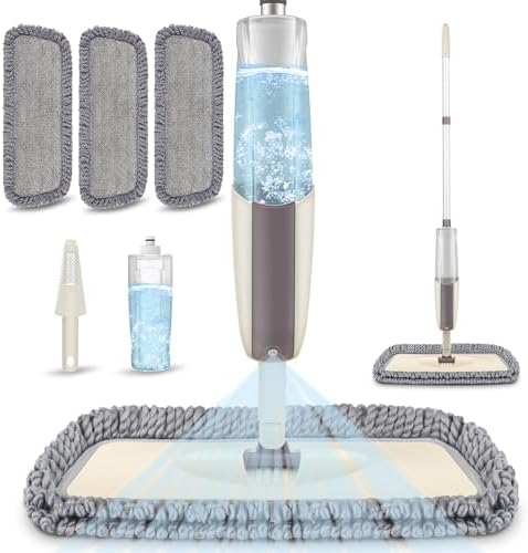 Spray Wet Mops for Floor Cleaning: Hardwood Floor Mop by MEXERRIS