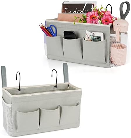 Lilithye Bedside Caddy, Bedside Storage Bag Hanging Organizer by Lilithye