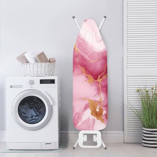 Pink Marble Ironing Board Cover Extra Iron Board Cover Protector Novelty Gifts - Image 3