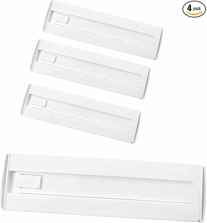 Drawer Dividers for Clothes, 3.15" High 11.34"-19.69" | Adjustable Expandable by Unknown