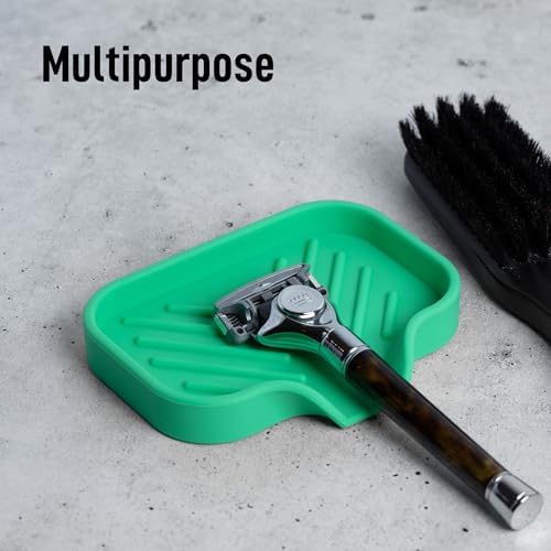 Zulay Kitchen Small Silicone Sponge Holder – Space-Saving Sink Organizer Tray - Image 6