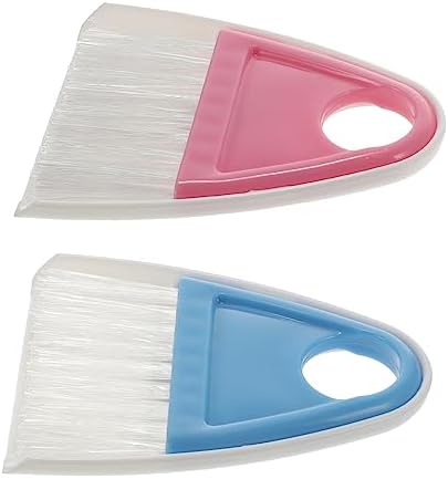 2sets Mini Desktop Cleaning Broom Set Portable Dustpan and Brush Combo by HAPINARY