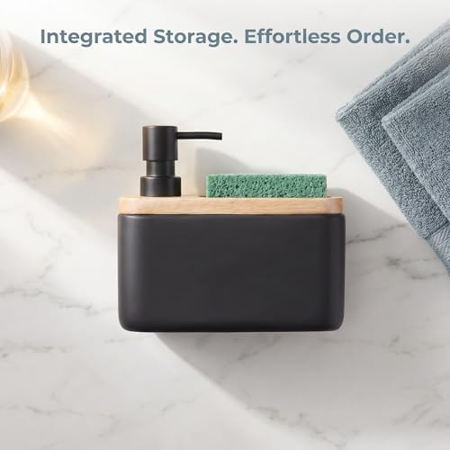 RQYIXI 2-in-1 Ceramic Soap Dispenser - Image 5