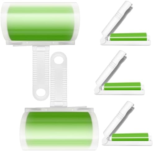 Reusable Washable Lint Roller 5 Pack, Sticky Mini and Medium Size by MUEDRT