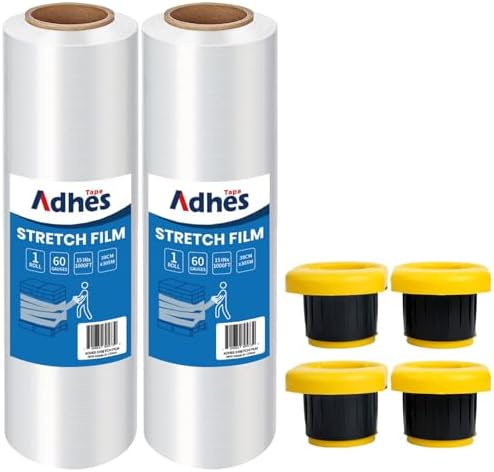 ADHES Heavy Duty Shrink Wrap Roll, Stretch Wrap Stretch Film by ADHESTAPEPERSUITOFPERFECTION