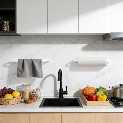 2 PCS Under Cabinet Paper Towel Holder - Image 4