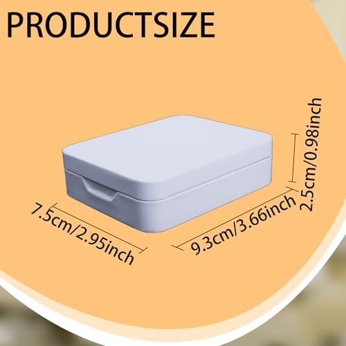 2Pcs Portable Travel Cotton Pad Holder, Bathroom Vanity Organizer - Image 4
