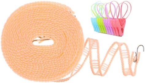 uxcell Windproof Clothesline, 8M 26ft Plastic Non-Slip Clothes Drying Rope by uxcell