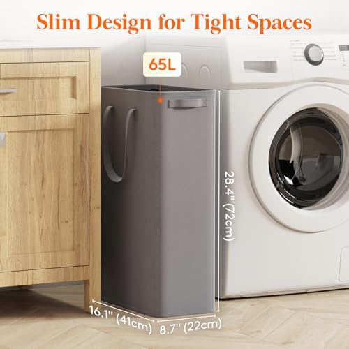 Lifewit 2 Pack Slim Laundry Hamper - Image 3