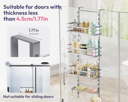 SWTYMIKI Over the Door Shower Caddy - Image 7