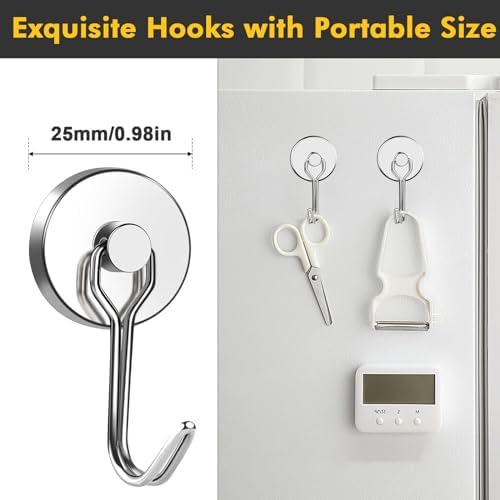 MIKEDE Magnetic Hooks Heavy Duty 80LB+ Swivel Swing Strong Magnetic Hook - Image 3