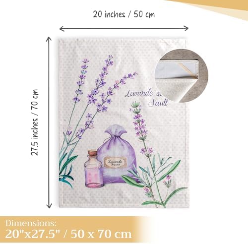 Maison d' Hermine Kitchen Towels Set of 3 Reusable 100% Cotton 27.50" x 20" - Image 4