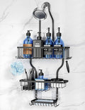 YASONIC Never Rust Shower Caddy Hanging, Aluminum Shower Racks by YASONIC