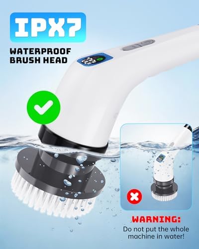 Electric Spin Scrubber for Bathroom | Shower Cleaner Brush - Image 7