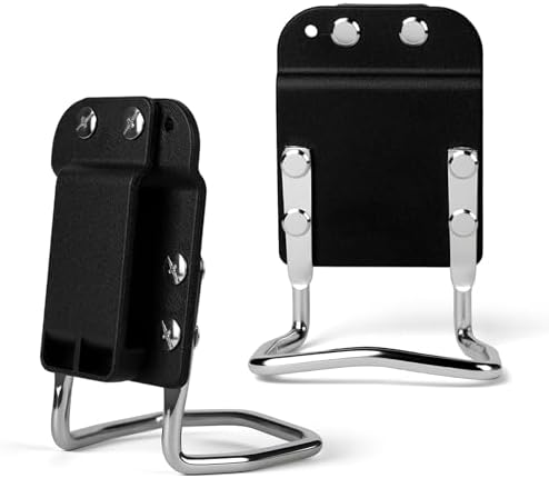 Heavy-Duty Tape Measure and Hammer Holder, Low-Profile Drill Belt Clip & Hammer - Image 2