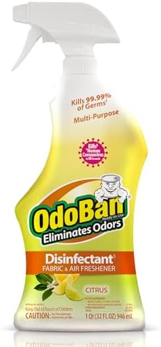 OdoBan Ready-to-Use Disinfectant and Odor Eliminator, Made in the USA, Citrus by OdoBan