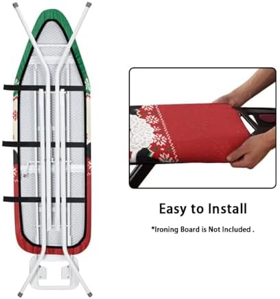 Santa Claus Print Ironing Board Cover 15x54 Inch Household Iron Board Covers - Image 4
