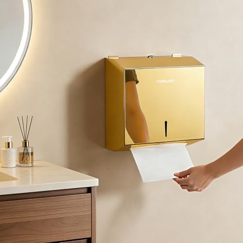 Gorlary Paper Towel Dispenser Wall Mount Commercial, Large Capacity - Image 6