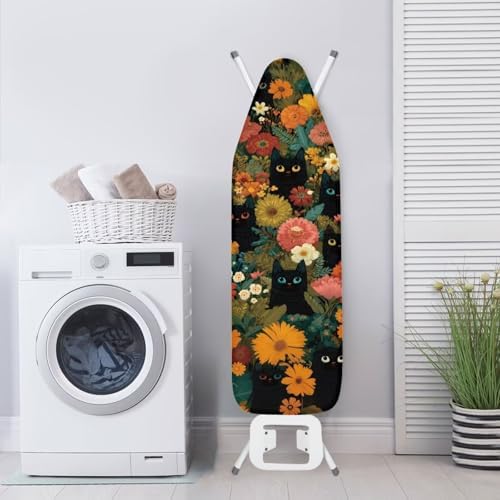 Black Cat Print Ironing Protector - Image 3