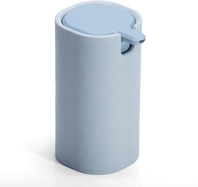 LINE+ARC Modern Easy-to-Press Soap & Lotion Dispenser, Arctic | Ergonomic by LINEARC