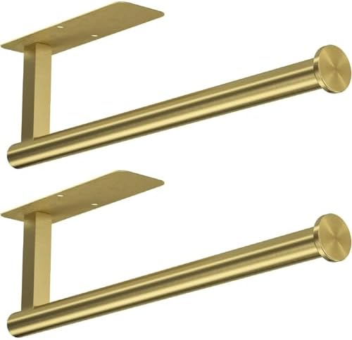 ASTOFLI Paper Towel Holder Under Cabinet No Drilling, Self Adhesive Paper Towel by ASTOFLI