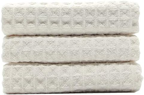 Waffle Weave Kitchen Towels Dish Towels, 3 Pack, 16x24 Inch - Image 2