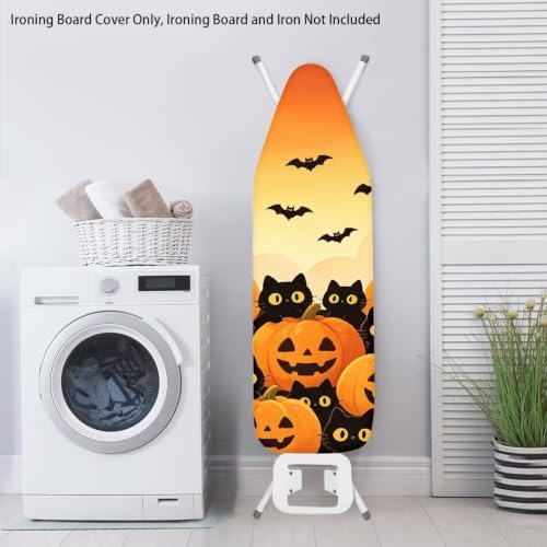 Bat Pumpkin Ironing Board Cover and Pad, Thick Scorch Resistant Padding Heavy - Image 3