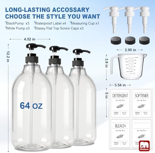 GMISUN Laundry Detergent Soap Dispenser, Liquid Laundry Detergent Dispenser - Image 3