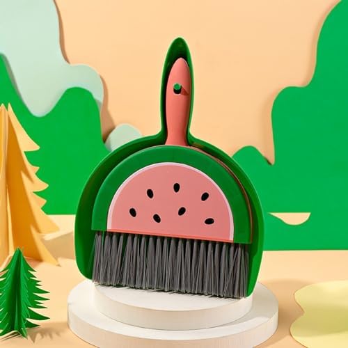 Mini Dustpan and Brush Set, Mini Household Lightweight Small Broom and Dustpan - Image 3