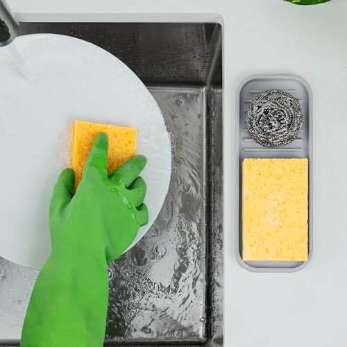 Zulay Kitchen Sponge Holder for Kitchen Sink - Image 3