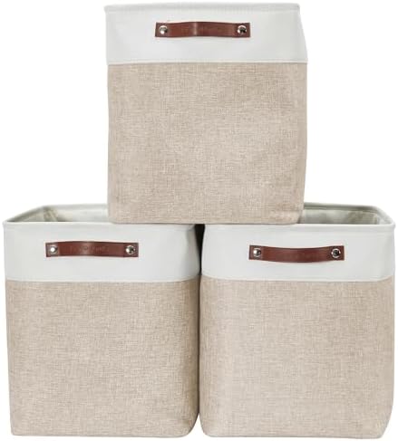 DECOMOMO Extra Large Storage Baskets, 54.5L Fabric Storage Bins 3 Pack by DECOMOMO