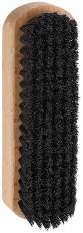HARFINGTON Shoe Cleaning Brush 6"x2" Beech Wood Horsehair Boot Polish Brushes by HARFINGTON