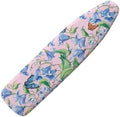 Blue Flower Butterfly Ironing Board Cover and Pad Standard Ironing Board Cover by Darisoco