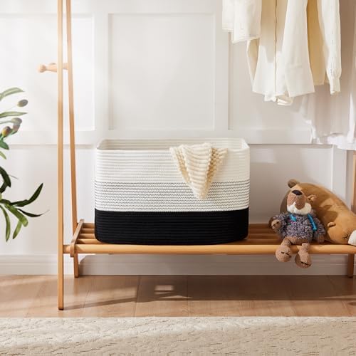 Artfeel Blanket Basket, Rectangle Woven Baskets - Image 4