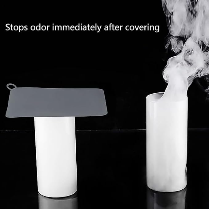 Silicone Tub Stopper Floor Drain Cover, 2 Pieces Sewer Anti-Odor Mat - Image 2