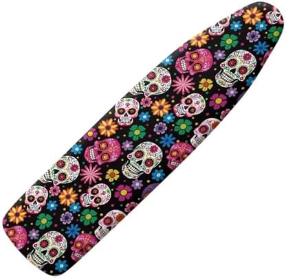 Skull Flower Ironing Board Cover Standard Ironing Board Cover by Darisoco