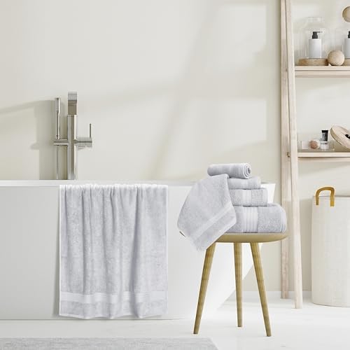 GLAMBURG Ultra Soft 8 Piece Towel Set - Image 5